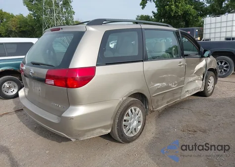2005 Toyota Sienna Ce/Le from USA, damaged, VIN 5TDZA23CX5S257242